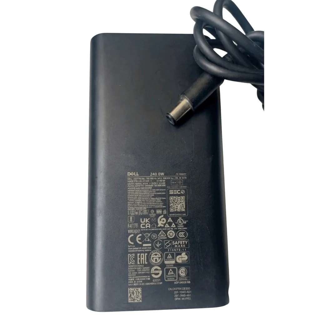 Dell Alienware Charger 19.5Vx12.31A-7.4mmx5.0mm-240W Round pin
