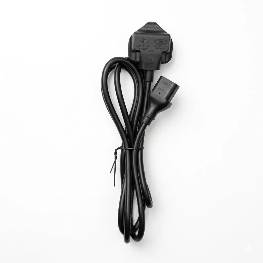 Power Cord for Desktop PC and Printer
